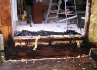 Water Damage on Door